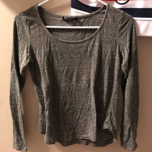 Grey long sleeve shirt